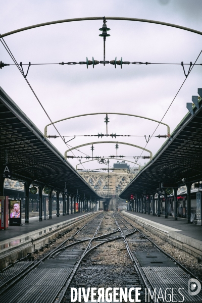 Début de la grève à la gare de l Est