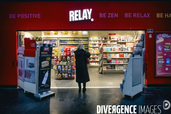 Début de la grève à la gare de l Est