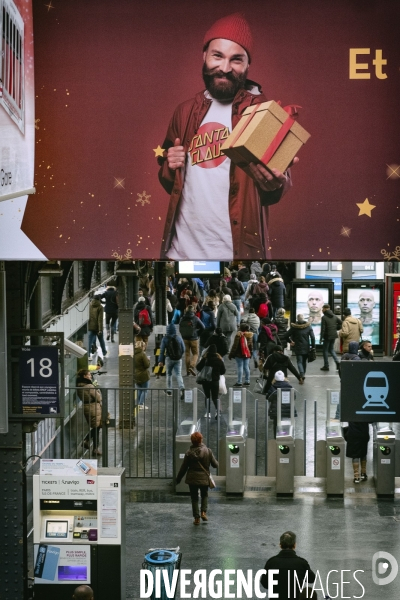 Début de la grève à la gare de l Est