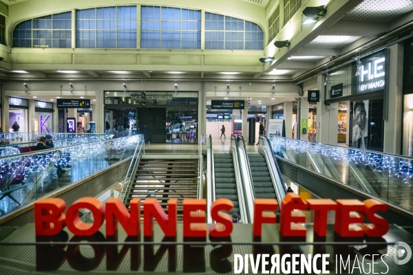 Début de la grève à la gare de l Est