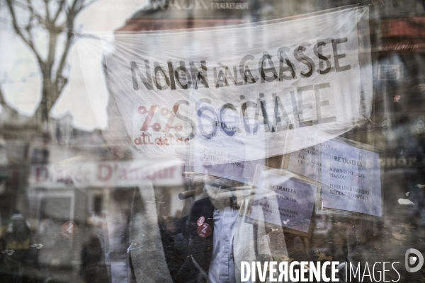 Manifestation contre la réforme des retraites