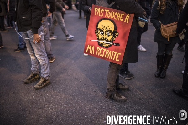 Manifestation contre la réforme des retraites