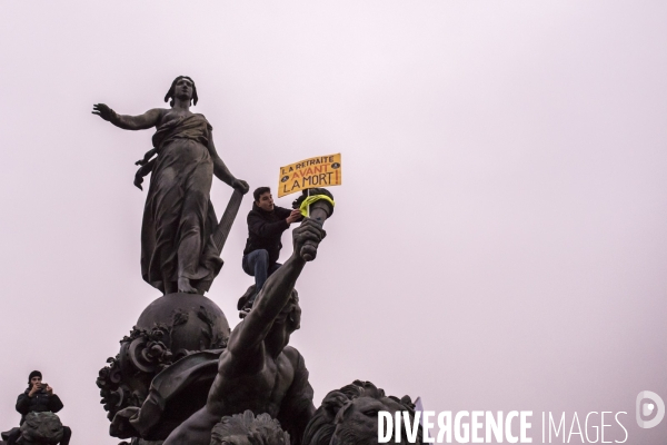 Manifestation contre la réforme des retraites