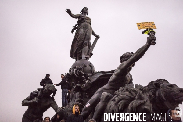 Manifestation contre la réforme des retraites