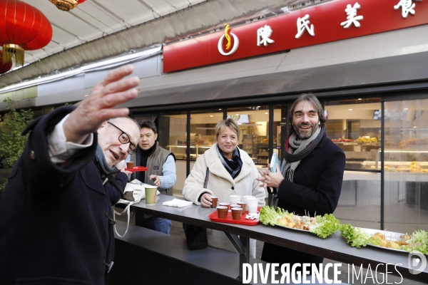 Cédric VILLANI en campagne dans le 13ème arrondissement de Paris