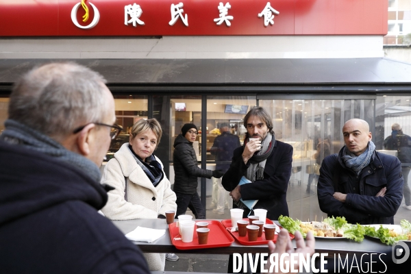 Cédric VILLANI en campagne dans le 13ème arrondissement de Paris