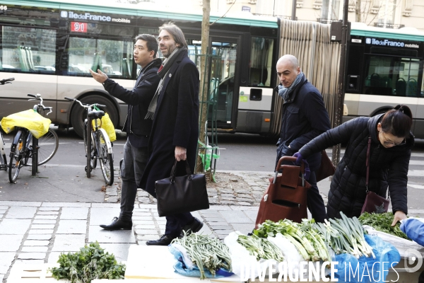 Cédric VILLANI en campagne dans le 13ème arrondissement de Paris