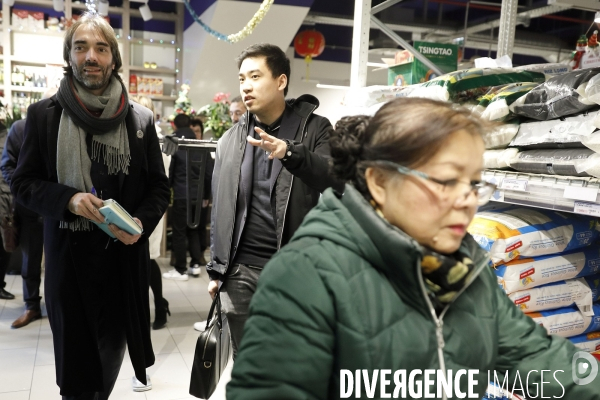 Cédric VILLANI en campagne dans le 13ème arrondissement de Paris