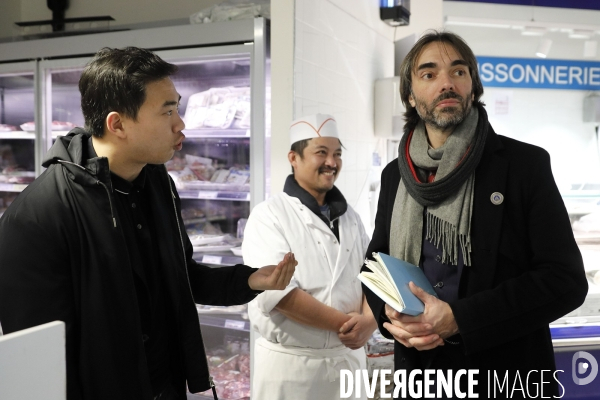 Cédric VILLANI en campagne dans le 13ème arrondissement de Paris