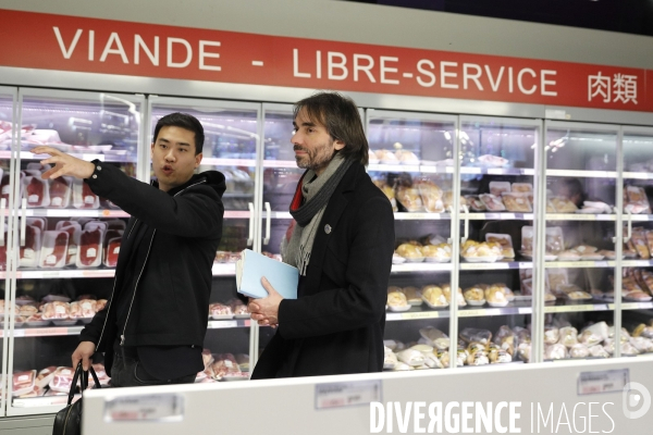 Cédric VILLANI en campagne dans le 13ème arrondissement de Paris