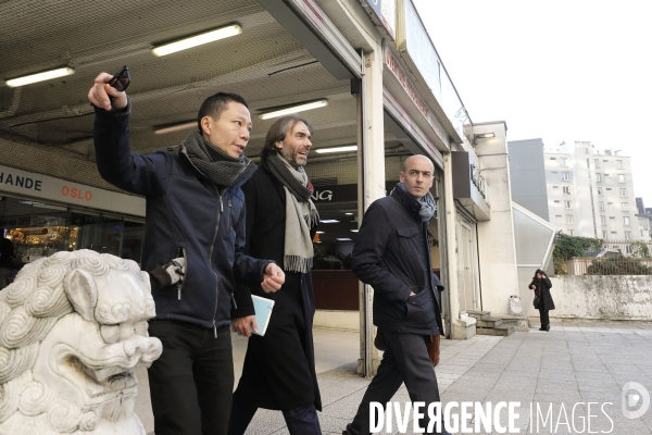Cédric VILLANI en campagne dans le 13ème arrondissement de Paris