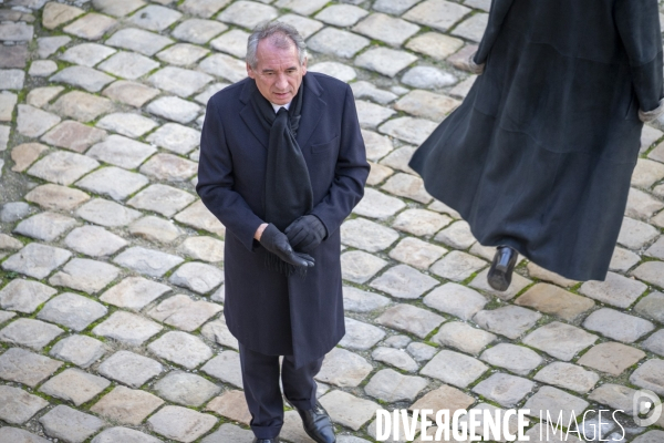 François Bayrou aux Invalides, lundi 2 décembre 2019