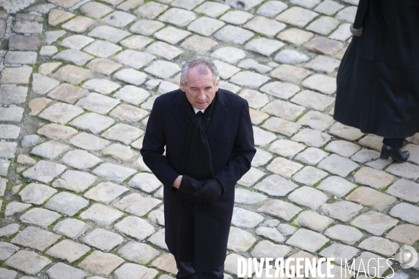 François Bayrou aux Invalides, lundi 2 décembre 2019