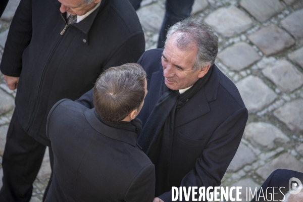 François Bayrou aux Invalides, lundi 2 décembre 2019