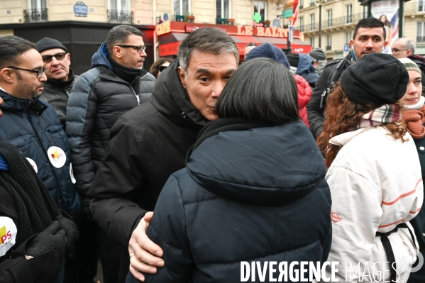 Olivier Faure, journée de manifestation contre la réforme des retraites.