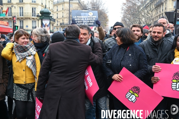 Olivier Faure, journée de manifestation contre la réforme des retraites.