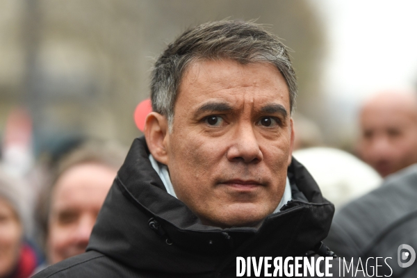 Olivier Faure, journée de manifestation contre la réforme des retraites.