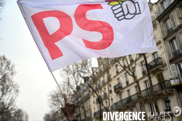 Olivier Faure, journée de manifestation contre la réforme des retraites.