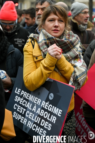 Olivier Faure, journée de manifestation contre la réforme des retraites.