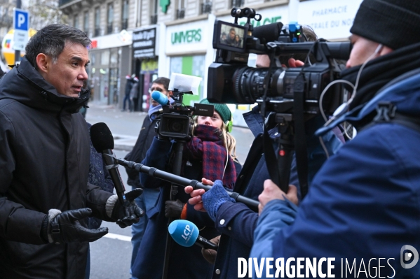 Olivier Faure, journée de manifestation contre la réforme des retraites.