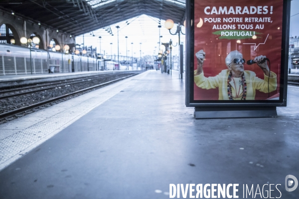 Grève dans les transports contre la réforme des retraites