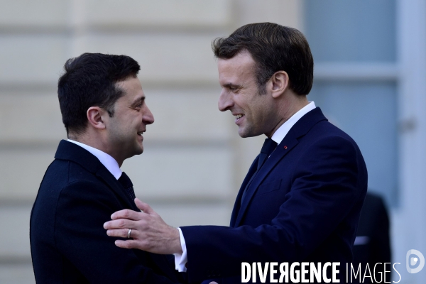I lysée sommet sur l Ukraine avec Macron, Poutine, Zelensky et Merkel 2019Ê