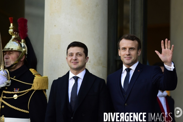I lysée sommet sur l Ukraine avec Macron, Poutine, Zelensky et Merkel 2019Ê