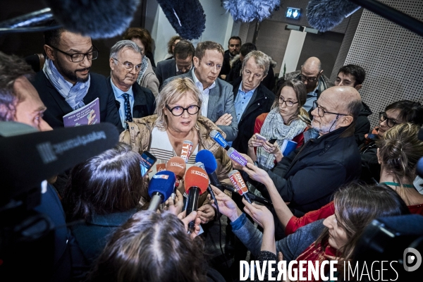 Jean Paul Delevoye et Agnes Buzin rencontrent les partenaires sociaux
