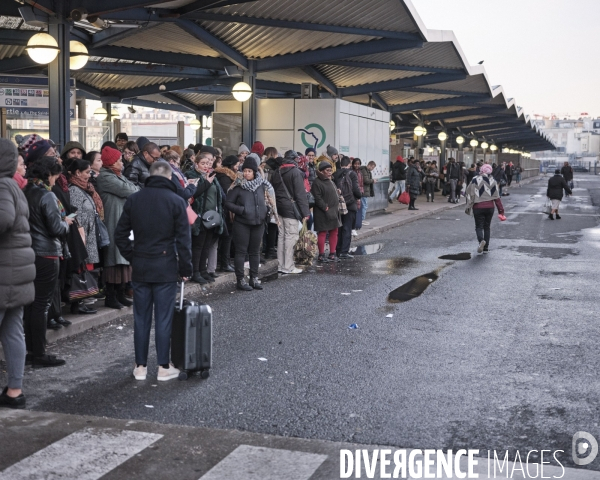 Contre la réforme des retraites, grève des transports