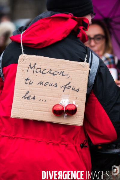 Manifestation contre la réforme des retraites à Nantes