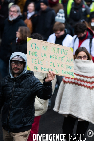 Manifestation contre la réforme des retraites à Nantes