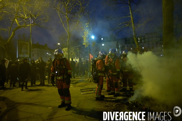 Manifestation contre la réforme des retraites le 10 Décembre 2019 à Paris