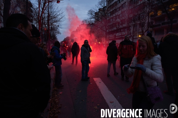 Manifestation contre la réforme des retraites le 10 Décembre 2019 à Paris