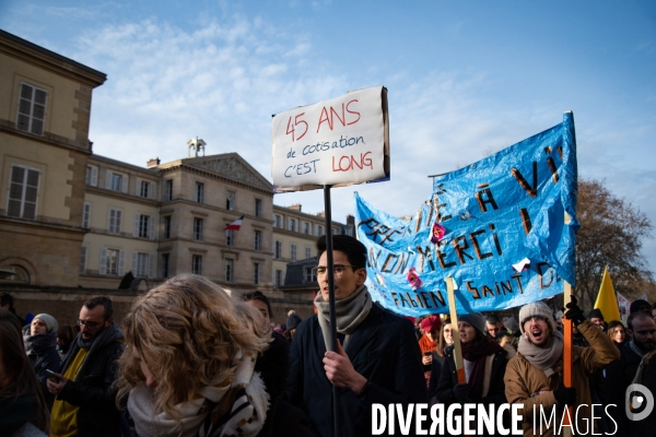 10/12/2019 - Marche contre la réforme des retraites