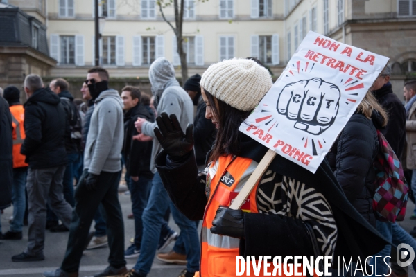 10/12/2019 - Marche contre la réforme des retraites