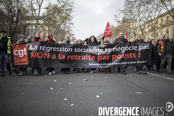 Manifestation contre la réforme des retraites