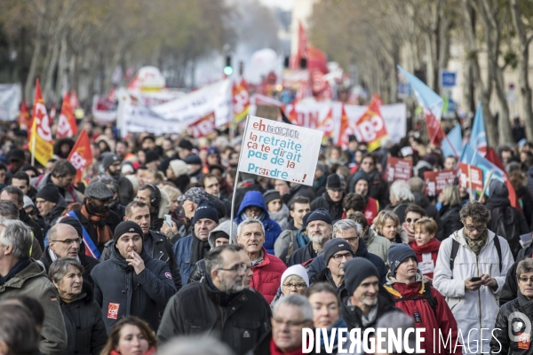 Manifestation contre la réforme des retraites