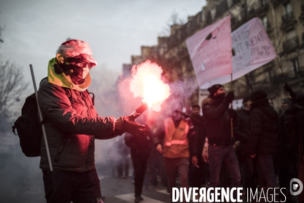 Manifestation contre la réforme des retraites