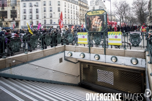 Manifestation contre la réforme des retraites