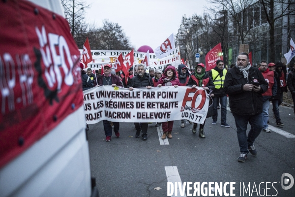 Manifestation contre la réforme des retraites