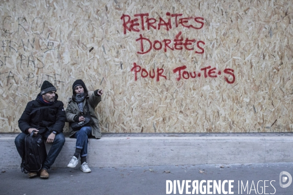 Manifestation contre la réforme des retraites