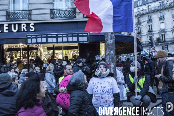 Manifestation contre la réforme des retraites