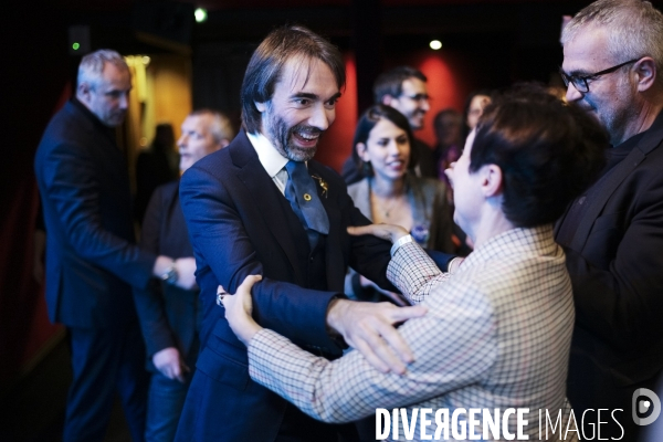 Meeting de Cédric Villani au Trianon.