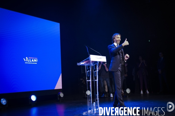 Meeting de Cédric Villani au Trianon.