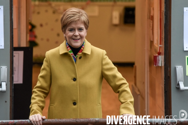 Vote de Nicola Sturgeon, Premier ministre d Ecosse.