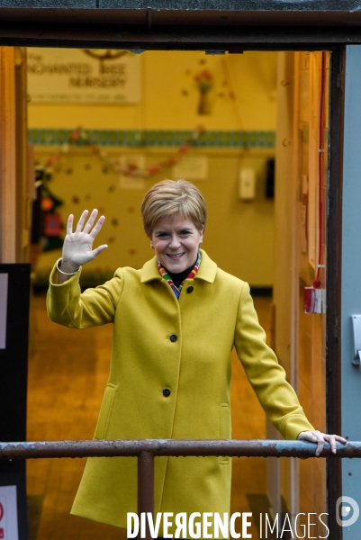 Vote de Nicola Sturgeon, Premier ministre d Ecosse.