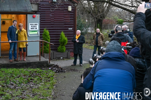 Vote de Nicola Sturgeon, Premier ministre d Ecosse.