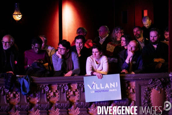 Meeting de campagne de Cédric VILLANI au Trianon. Meeting de campagne de Cédric VILLANI au Trianon.