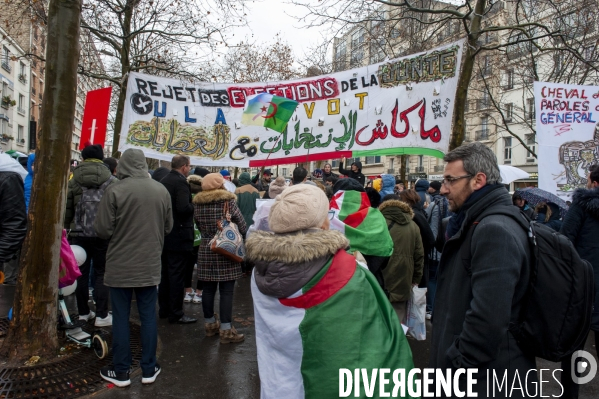 Rassemblement contre les élections en Algérie