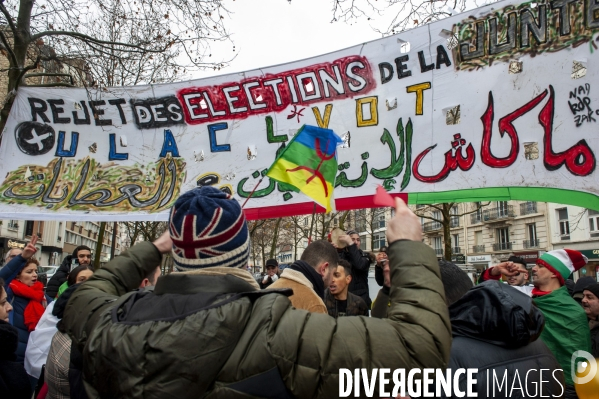 Rassemblement contre les élections en Algérie
